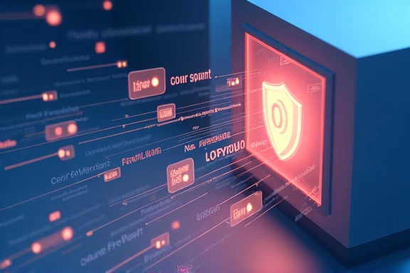 Ilustracja przedstawiająca dane osobowe i ich ochronę